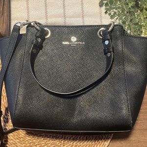 Karl Lagerfield Paris small crossbody tote